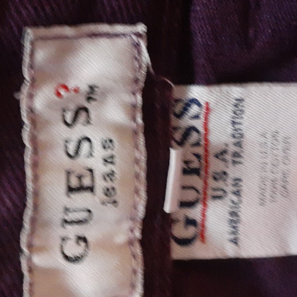 ladies plum color guess Jean's  never worn! - Picture 5 of 8
